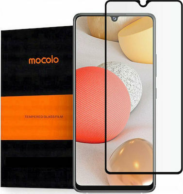 Mocolo Full Glue Full Face Tempered Glass Black (Galaxy A42)