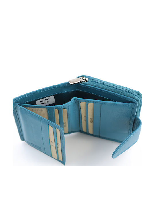 181 Small Leather Women's Wallet Classic Blue