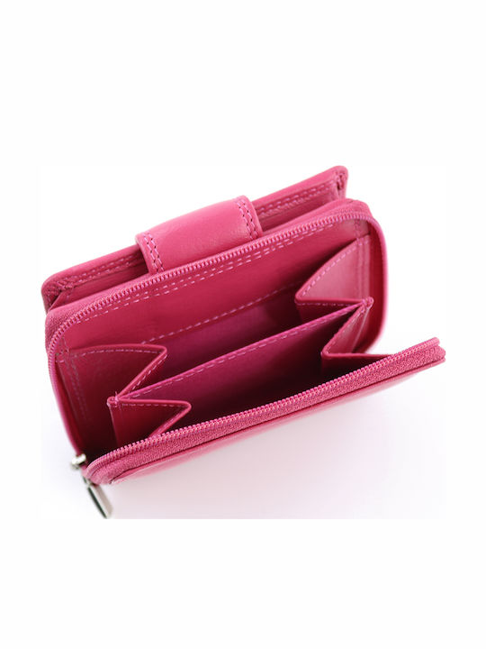 181 Small Leather Women's Wallet Classic Fuchsia