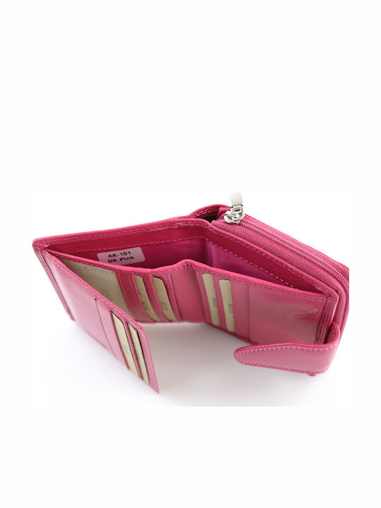 181 Small Leather Women's Wallet Classic Fuchsia