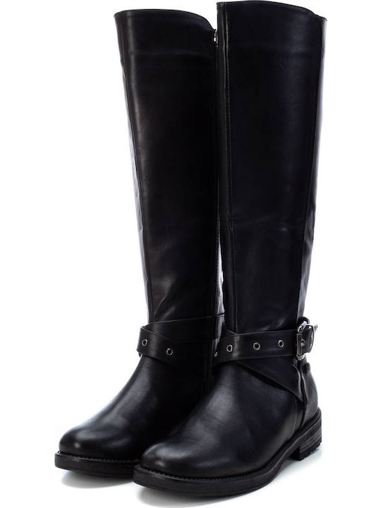 Women's Boots with Zipper Black