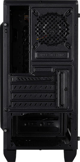 Aerocool Cylon Mini Tempered Glass Gaming Mini Tower Κουτί Υπολογιστή με Πλαϊνό Παράθυρο και RGB Φωτισμό Μαύρο