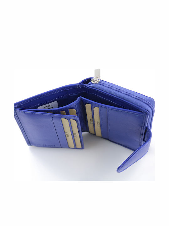 181 Small Leather Women's Wallet Classic Blue