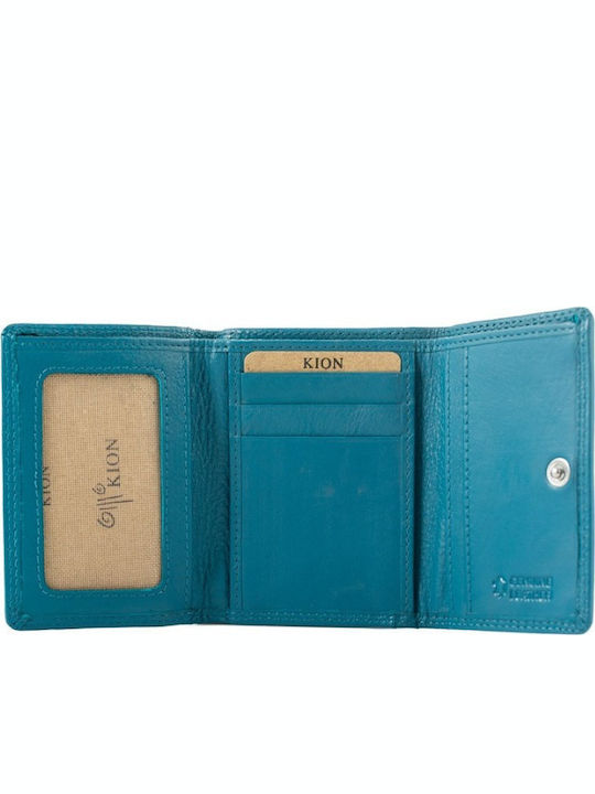 335 Klein Leder Damen Geldbörse Klassisch Türkis