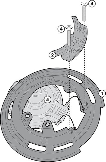 Givi Βάση Ρεζερβουάρ για BMW R 1200 GS Adventure BMW R1200GS 2008-2012