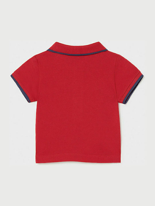 Mayoral Kids Polo Short Sleeve Red