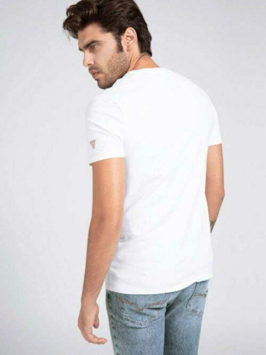 Guess Men's Short Sleeve T-shirt White