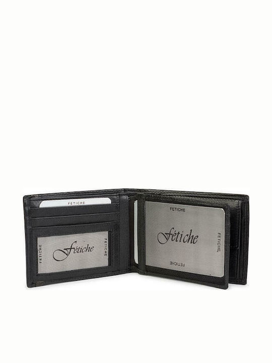 Leather Men's Wallet Classic Black