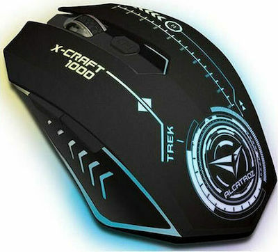 Alcatroz X-Craft AIR Raft 1000S Wireless RGB Gaming Mouse Black