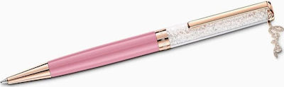 Swarovski Crystal Shimmer Pen Pix Pix cu bilă cu cerneală Negru Roz