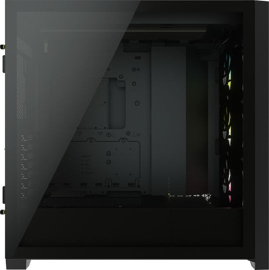 Corsair iCUE 5000X RGB Gaming Midi Tower Computer Case with Side Window Black