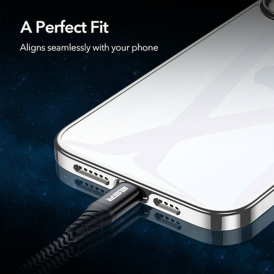 ESR Halo Back Cover Σιλικόνης 0.75mm Ασημί (iPhone 12 Pro Max)