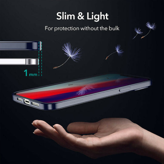 ESR Halo Back Cover Σιλικόνης 0.75mm Ασημί (iPhone 12 Pro Max)