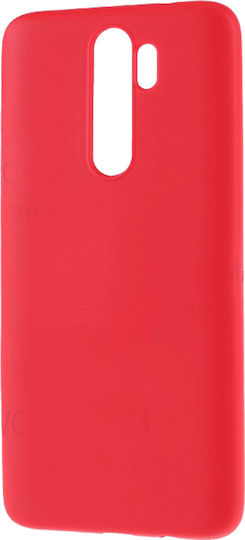 Senso Liquid Задна корица Силикон Червен (Redmi 9)