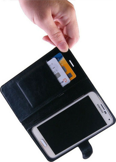 Volte-Tel Leather Book 3m Magnet έως 6.3" (Μαύρο)