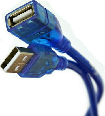 Ancus 5m USB 2.0 Cable A-Male to A-Female Blue