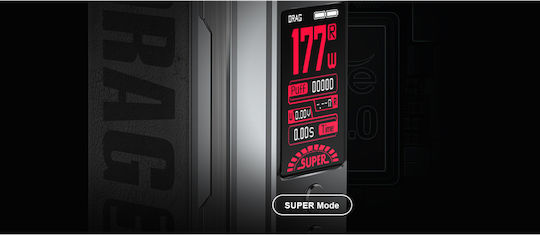 Voopoo Drag 3 Box Mod Gri fumuriu