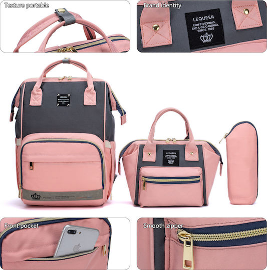 Lequeen Diaper Bag Grey