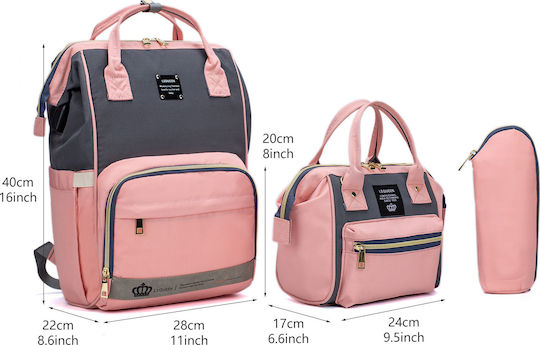 Lequeen Diaper Bag Grey