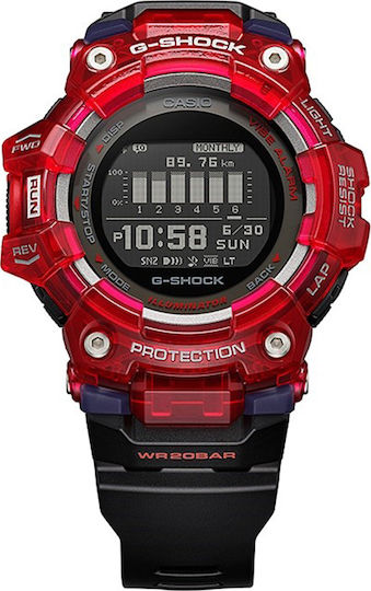 Casio GBD-100SM-4A1ER 49mm Smartwatch (Red)