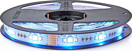 Nedis Wasserdicht Smart LED-Streifen Wi-Fi 12V RGBW Licht 5m Typ SMD5050 mit Netzteil