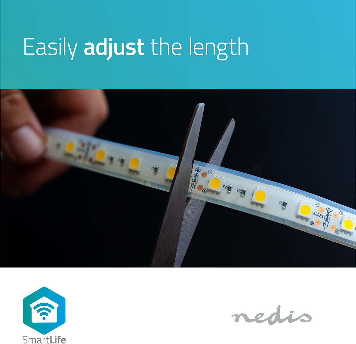 Nedis WiFi LED Strip RGB 5M (WIFILS50CRGBW)