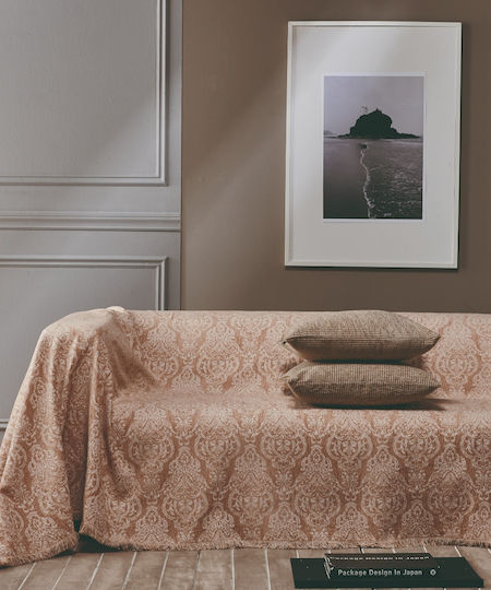 Kentia Vienna Τετραθέσιου Καναπέ Π180xΜ340cm 18 Ecru - Salmone Pink Kentia Vienna Τετραθέσιου Καναπέ Π180xΜ340cm 18 Ecru - Salmone Pink