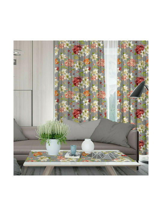 Loneta Curtain with Pencil Pleat Campari 801 135x270cm