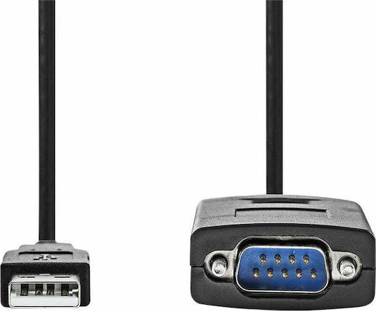 Nedis Καλώδιο USB 2.0 σε RS232 9-pin male 0.9m