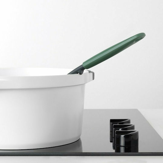 Brabantia Tasty Ρηχή Κουτάλα Κουζίνας Τρυπητή Πλαστική Πράσινη
