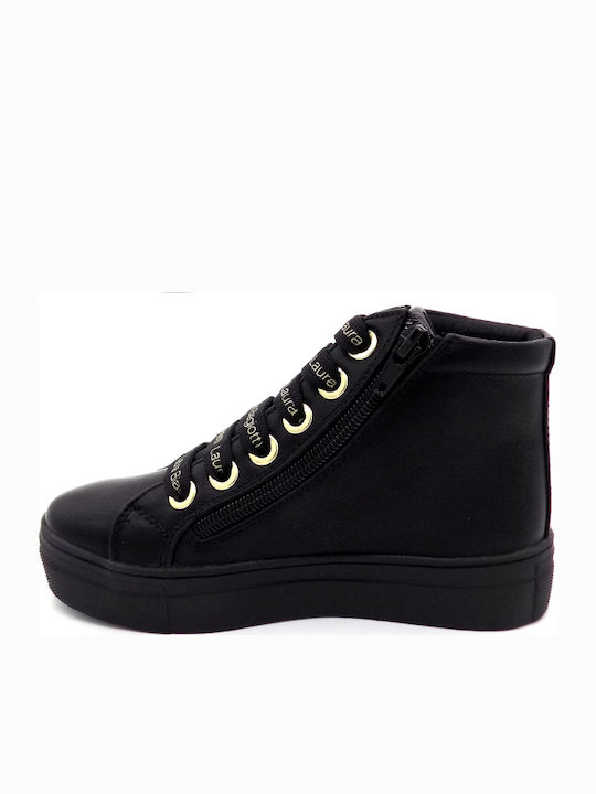 6621 Kids Sneakers High Black