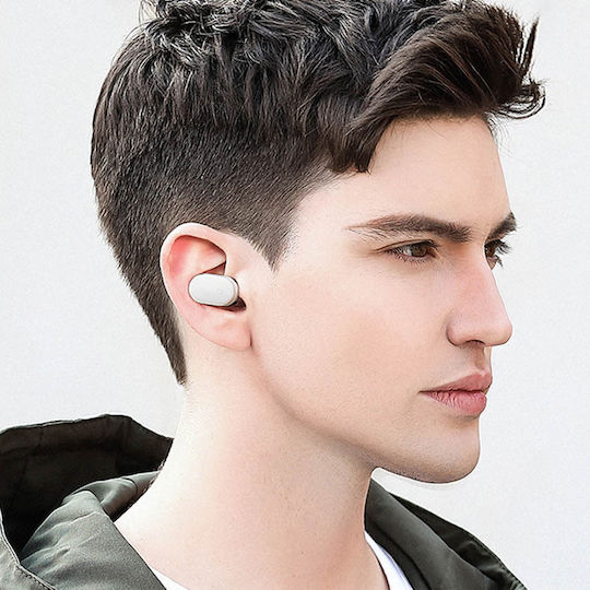 Xiaomi Mi Bluetooth Mini In-ear Ακουστικό με Αντοχή στον Ιδρώτα Λευκό