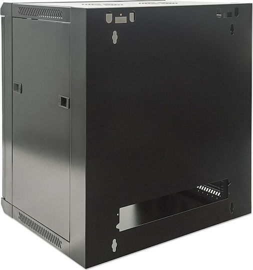 Intellinet Επιτοίχια Καμπίνα Rack 15U Ασυναρμολόγητη 57x45x77cm Μαύρο 711937