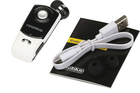 Fineblue F960 In-ear Bluetooth Handsfree Ακουστικό Πέτου Μαύρο