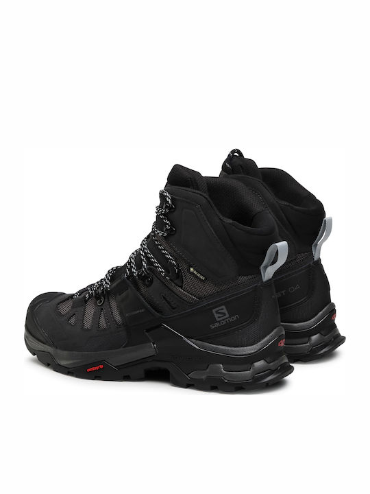 Salomon Quest 4 GTX Men's Hiking Boots Waterproof With Gore-Tex Membrane Magnet / Black / Quarry