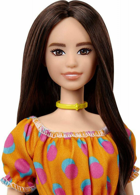 Barbie Fashionistas Doll 160 With Brunette Hair Polka Dot Off The