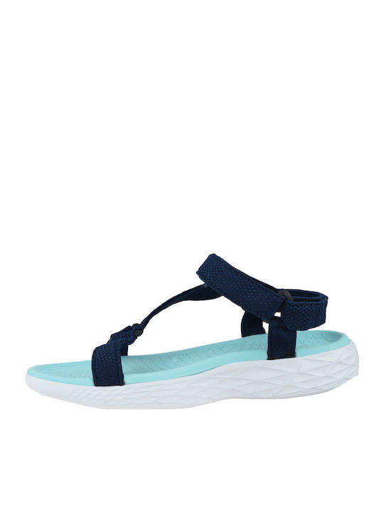 Kappa Mortara Damen Flache Sandalen Sportlich in Blau Farbe