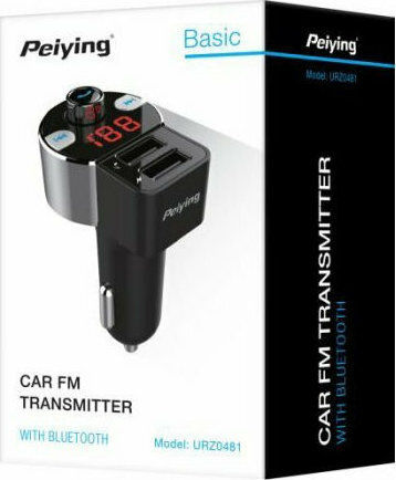 Peiying FM Transmitter Αυτοκινήτου με AUX / Bluetooth / USB
