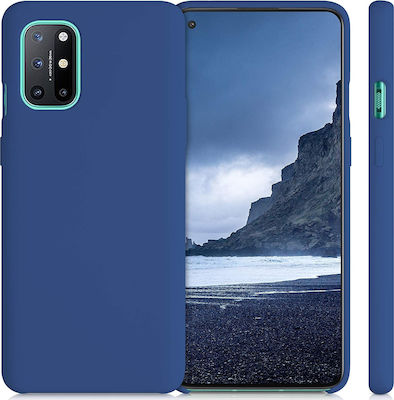 KWmobile Soft Flexible Rubber Back Cover Σιλικόνης Navy Μπλε (OnePlus 8T)