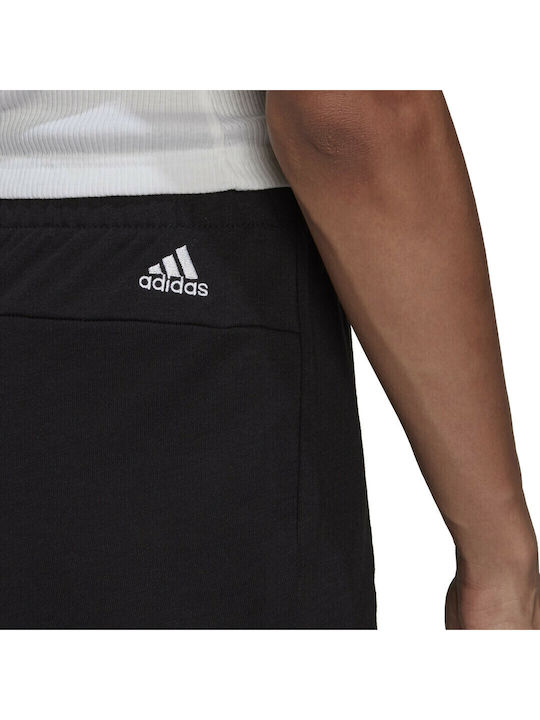 Essentials Slim Logo Γυναικείο Αθλητικό Σορτς Μαύρο