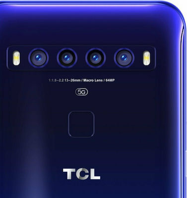 TCL 10 5G Single SIM (6GB/128GB) Albastru cromat