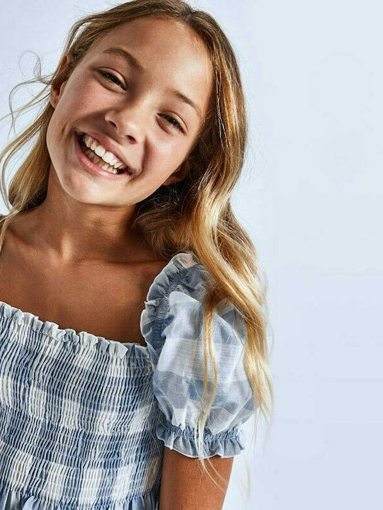 Kids' Tunic Short Sleeve Light Blue