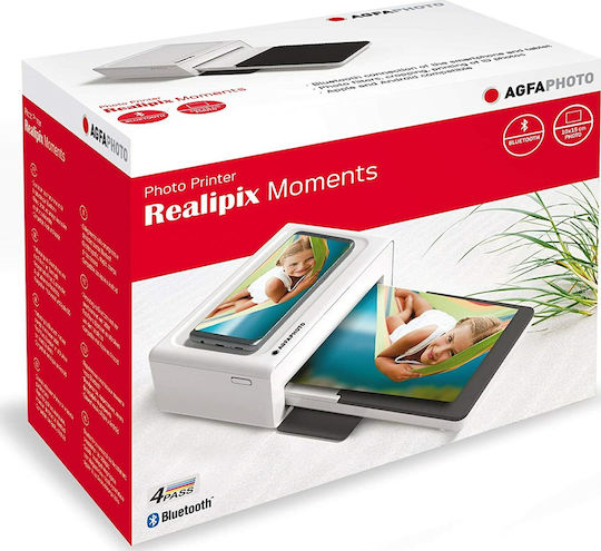 AgfaPhoto RealiPix Moments Θερμικός Εκτυπωτής για Φωτογραφίες με Bluetooth