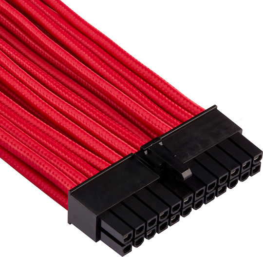 Corsair Premium Individually Sleeved PSU Cables Starter Kit Type 4 Gen 4 - Cable 0.75m Red (CP-8920216)