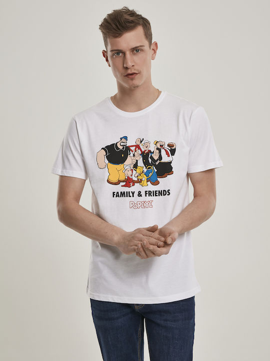 Merchcode Popeye Family & Friends T-shirt White