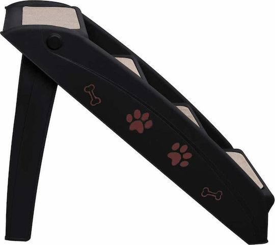 vidaXL vidaXL Hund Auto Reisezubehör Trittstufen Klappbar Schwarze 62x40x49,5cm