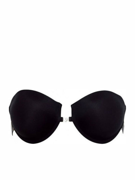 Lynette Μαύρο Strapless Σουτιέν χωρίς Ενίσχυση
