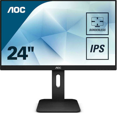 AOC 24P1 IPS Monitor 23.8" FHD 1920x1080 με Χρόνο Απόκρισης 5ms GTG