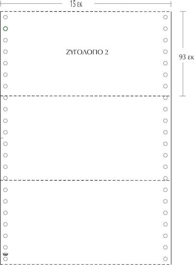 Typotrust Typotrust Buchhaltungsformulare Mit Kopie 15x9cm Zygologio Λ/Ρ/Π/Κ Endlospapier 4-teilig (4x1000 Blätter) 1000 Stück