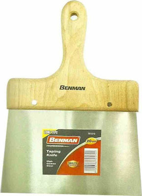 Benman Spatula Inox 140mm with Wooden Handle 70907